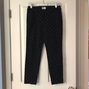 Skinny Polka Dot Ankle Pant